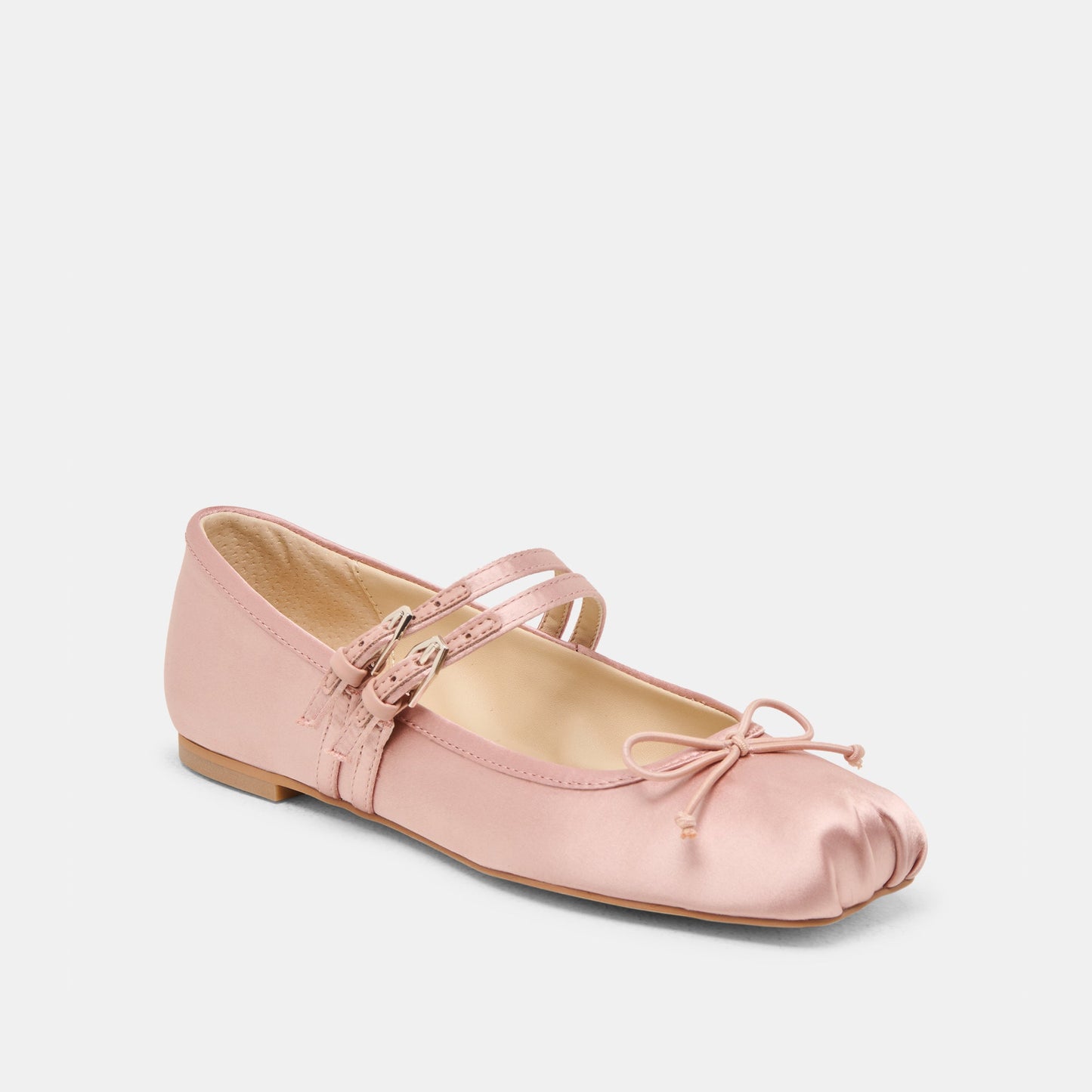 Gibsen Blush Satin Ballet Flats - Dolce Vita