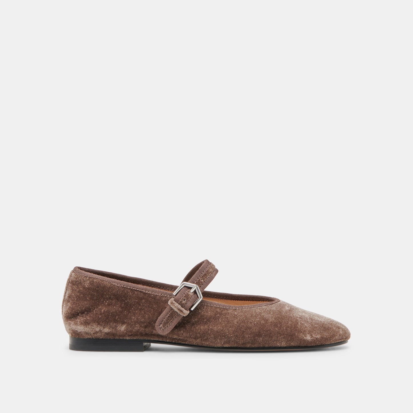 ROSLYN BALLET FLATS SMOKE VELVET - Dolce Vita