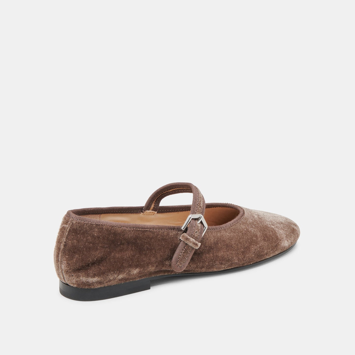 ROSLYN BALLET FLATS SMOKE VELVET - Dolce Vita