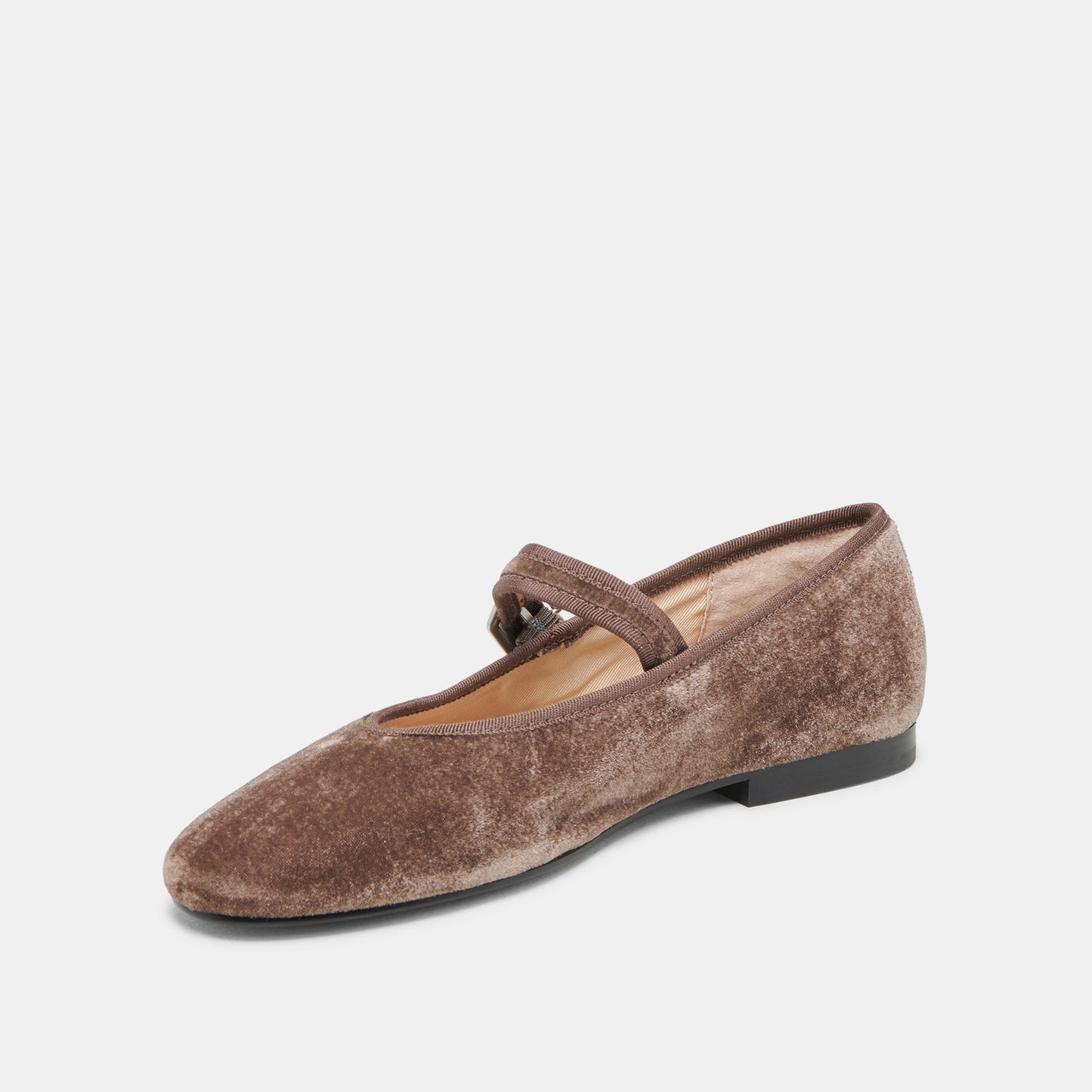 ROSLYN BALLET FLATS SMOKE VELVET - Dolce Vita