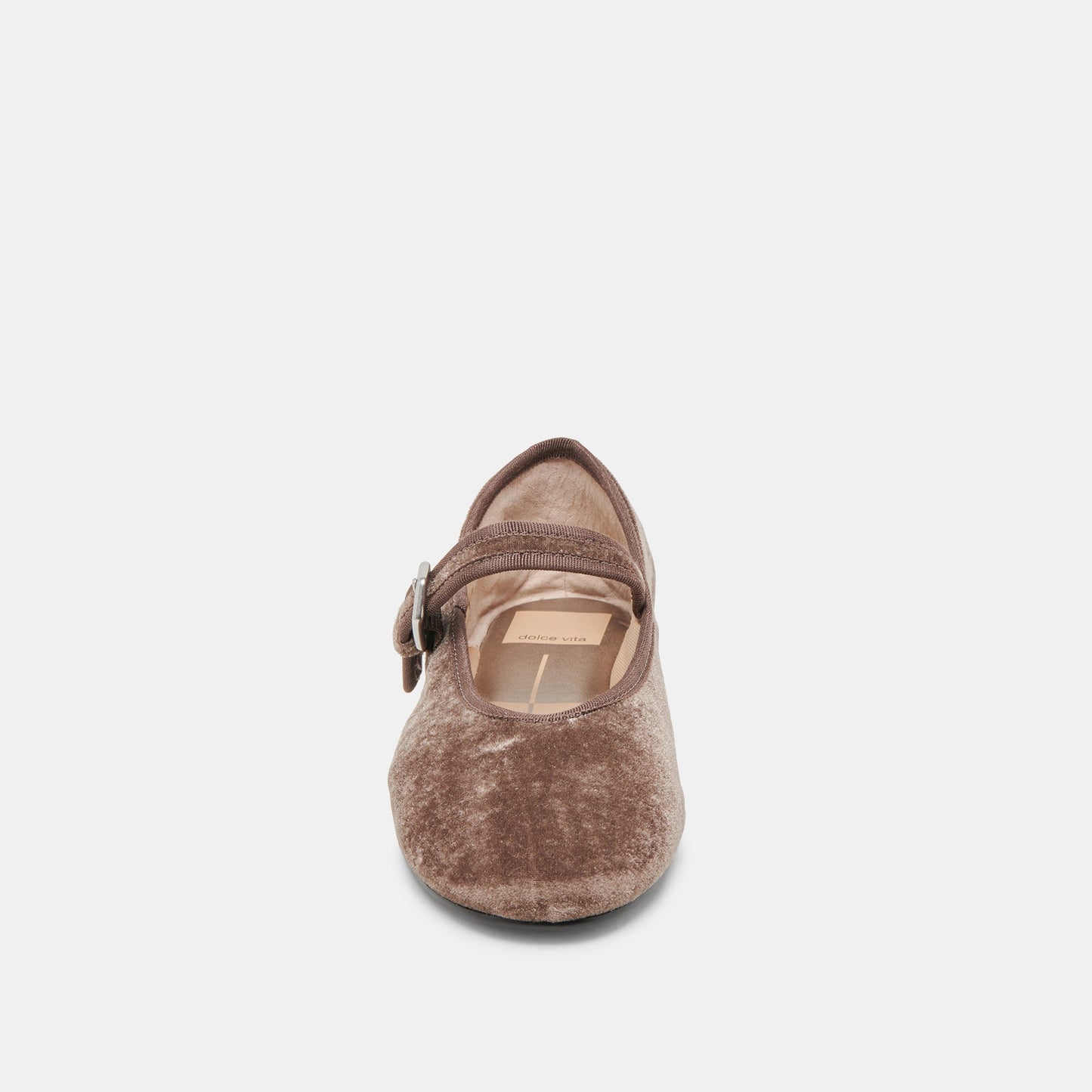 ROSLYN BALLET FLATS SMOKE VELVET - Dolce Vita
