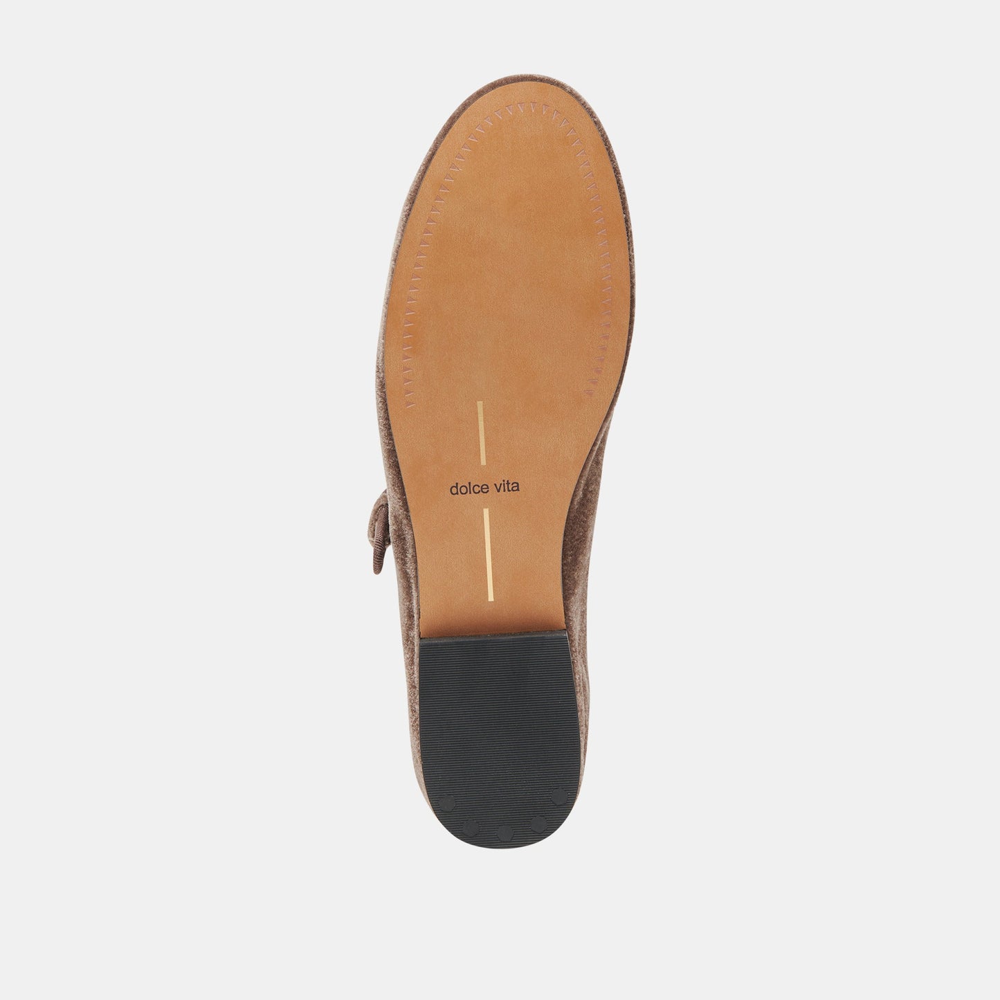 ROSLYN BALLET FLATS SMOKE VELVET - Dolce Vita