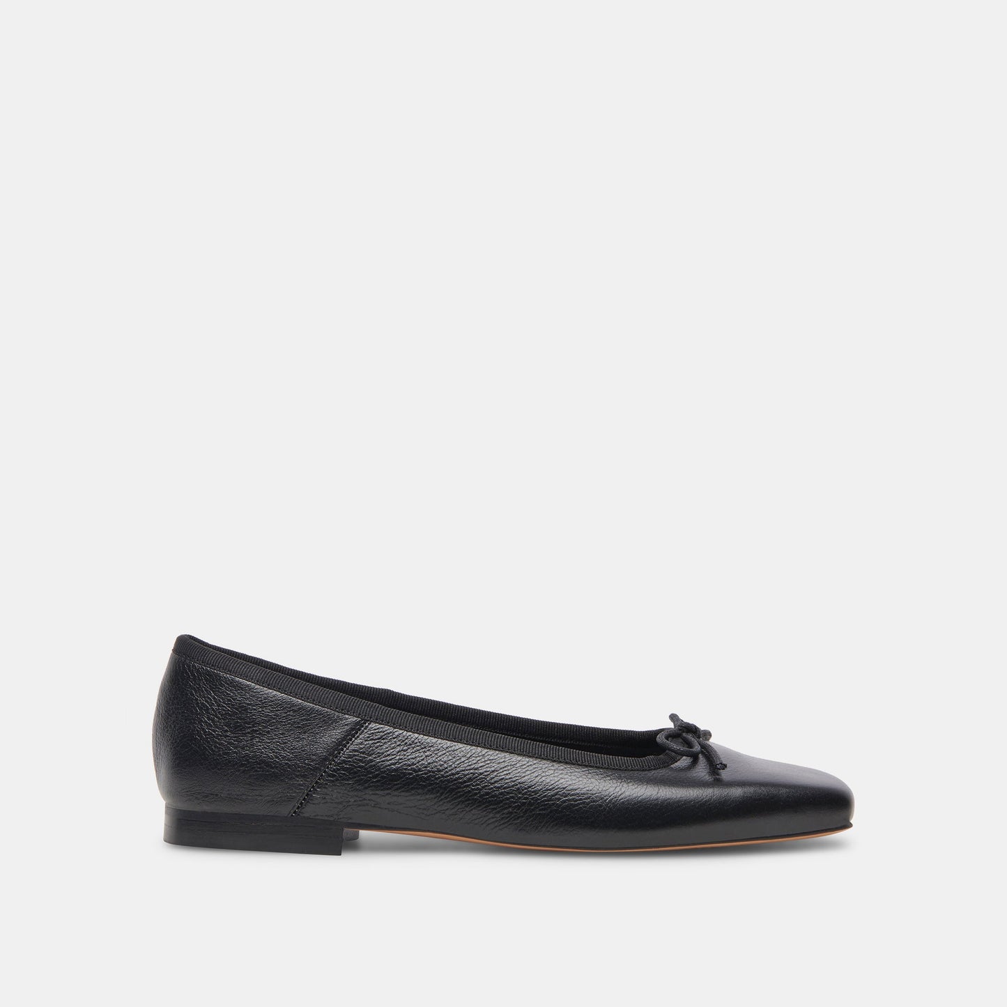 ANISA Ballet Flats Black Leather - Dolce Vita