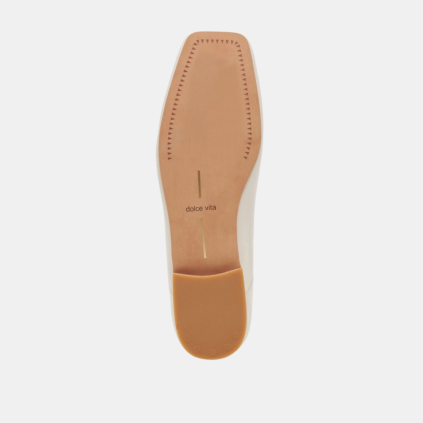Anisa Ballet Flats CREME CRINKLE PATENT - Dolce Vita