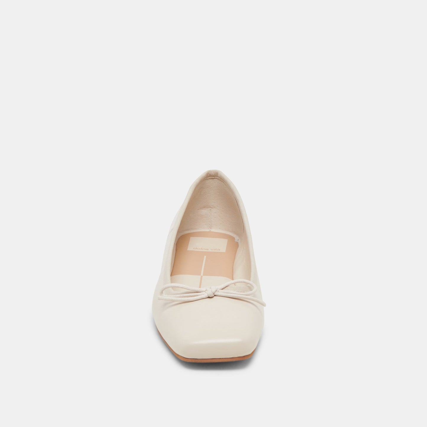 Anisa Ballet Flats CREME CRINKLE PATENT - Dolce Vita