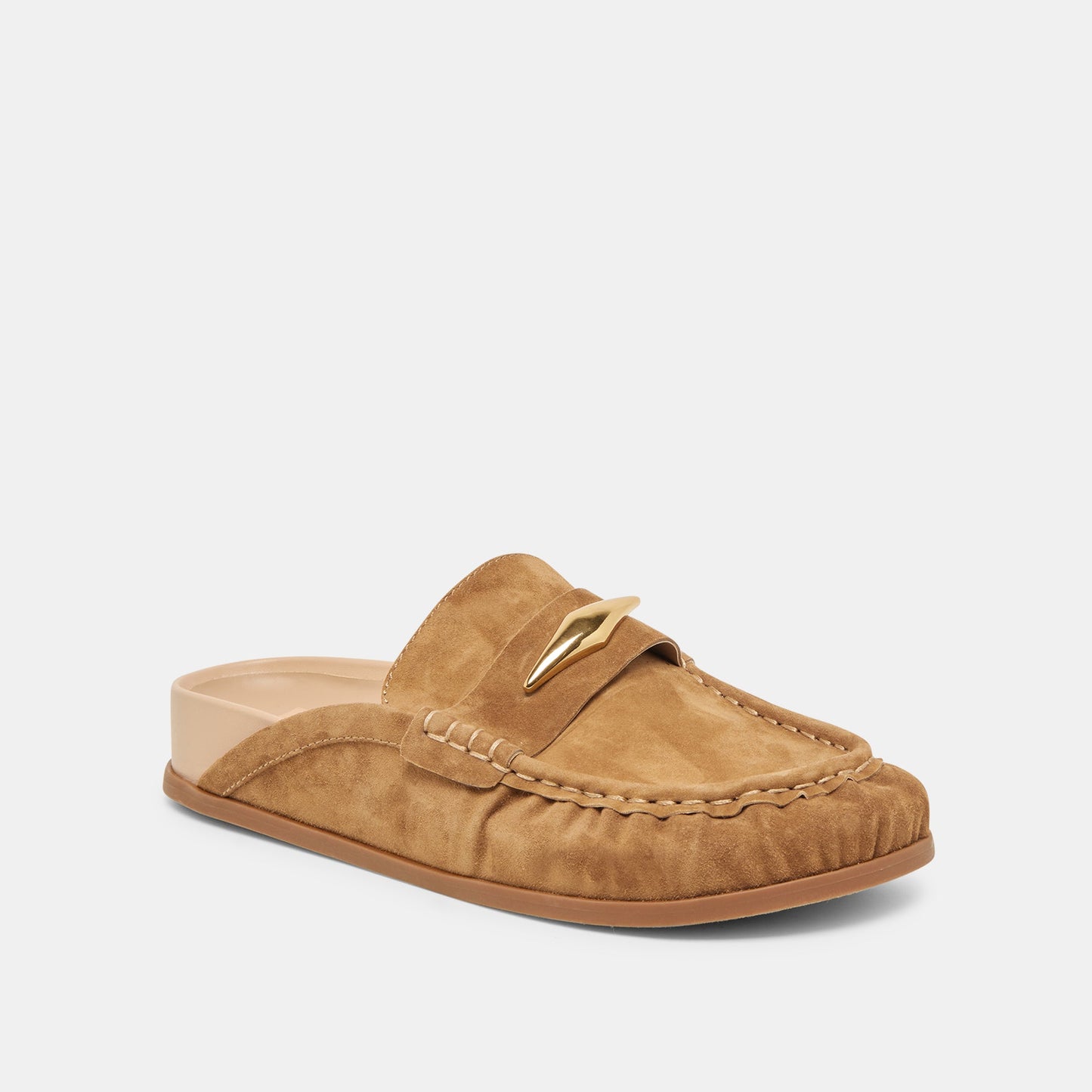 Jodero Lt Brown Suede Flats - Dolce Vita