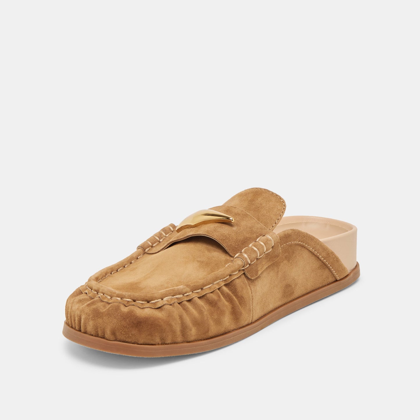Jodero Lt Brown Suede Flats - Dolce Vita