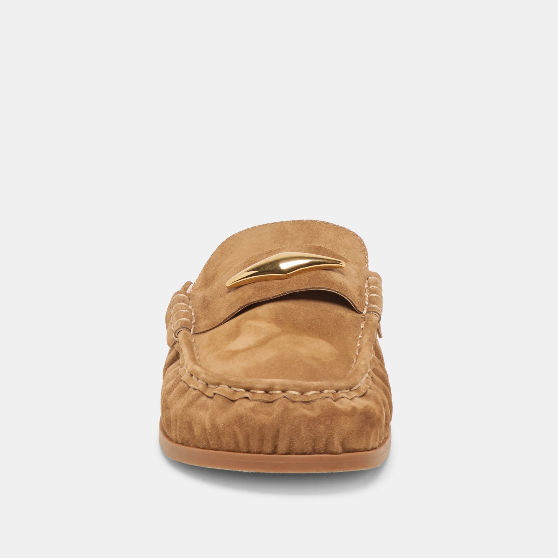 Jodero Lt Brown Suede Flats - Dolce Vita