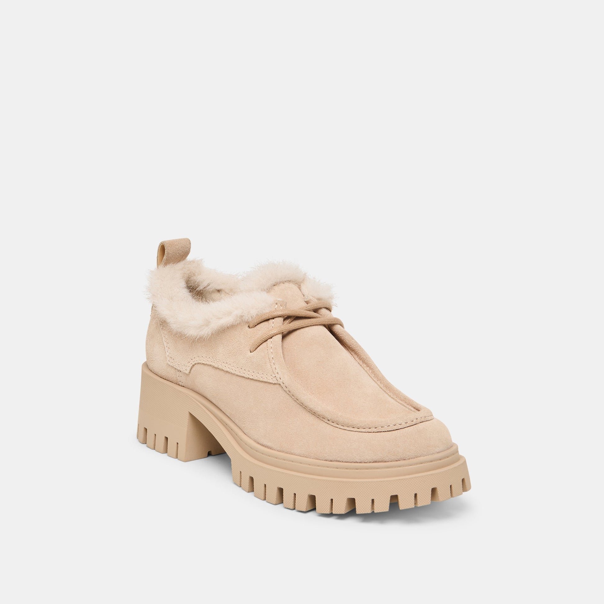 Milza Plush Dune Suede Loafers - Dolce Vita