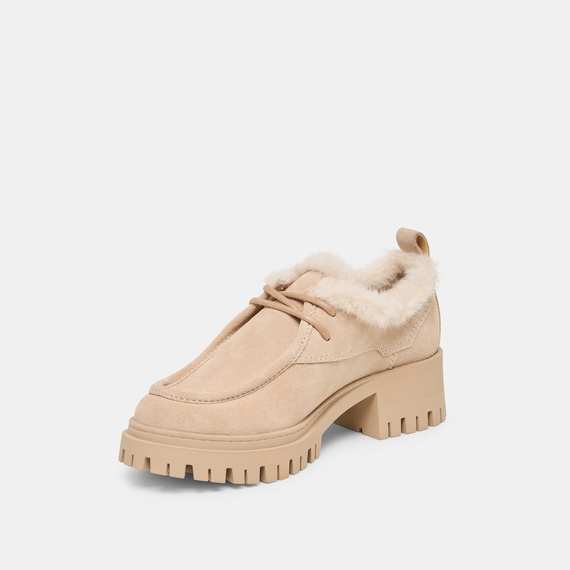 Milza Plush Dune Suede Loafers - Dolce Vita