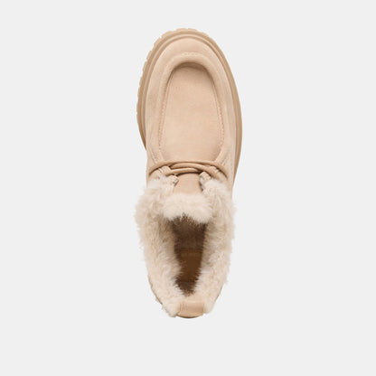 Milza Plush Dune Suede Loafers - Dolce Vita