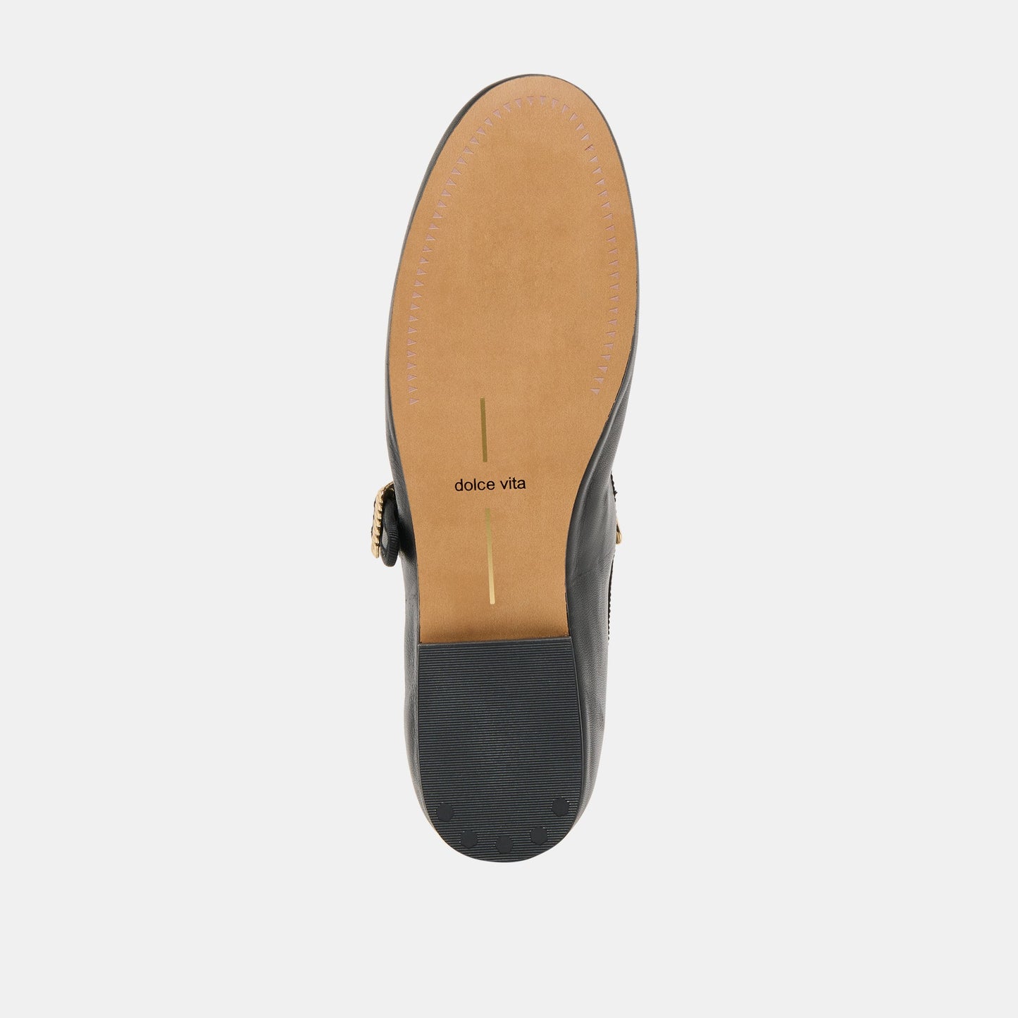 Relan Black Leather Ballet Flats - Dolce Vita