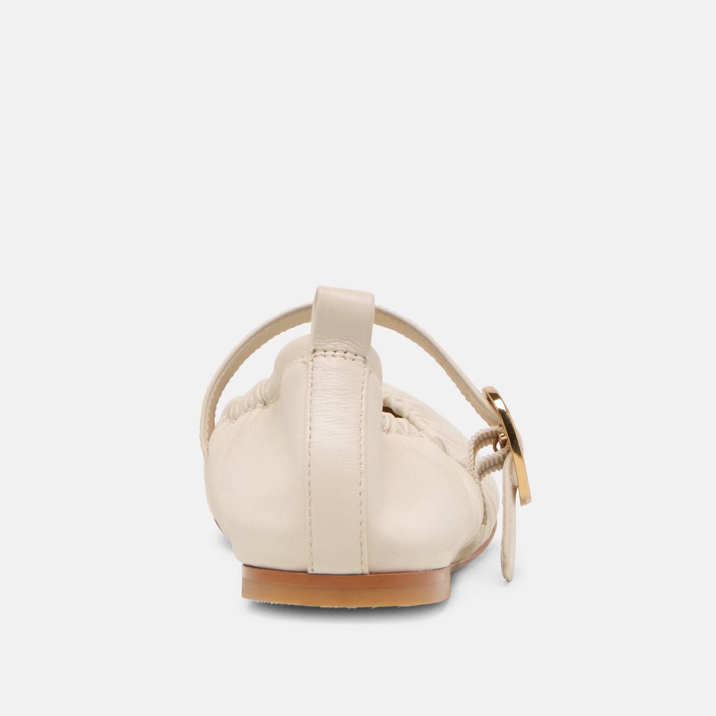 Caely Bone Leather Ballet Flats - Dolce Vita