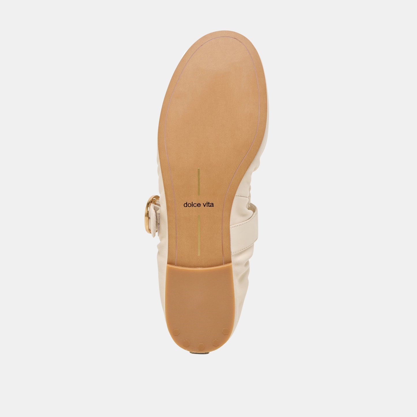 Caely Bone Leather Ballet Flats - Dolce Vita