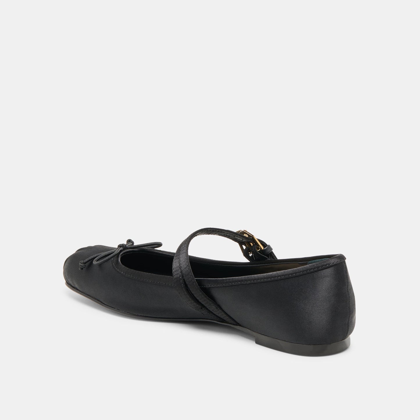 Gibsen Onyx Satin Ballet Flats - Dolce Vita