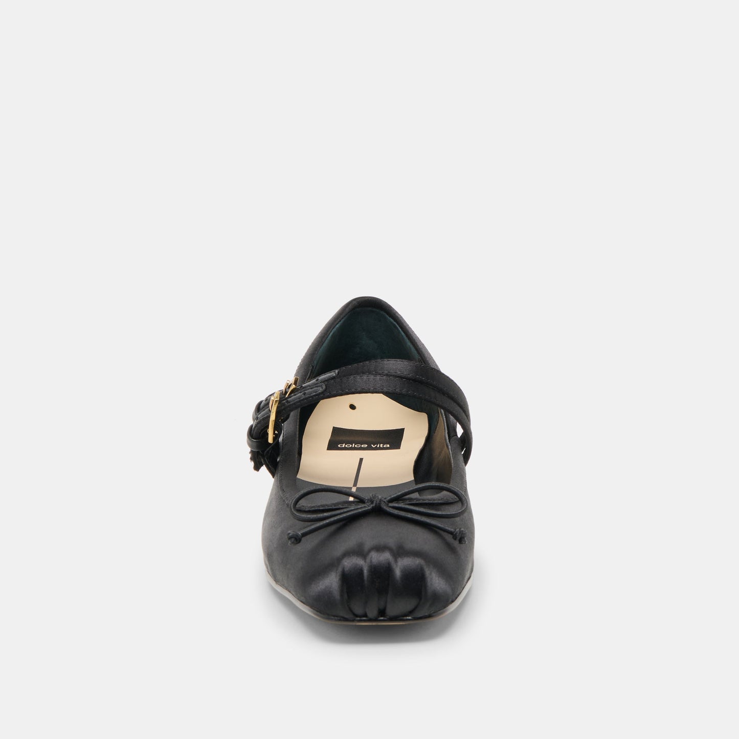 Gibsen Onyx Satin Ballet Flats - Dolce Vita