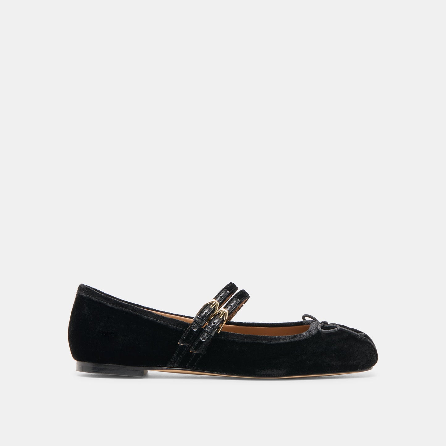 Gibsen Nero Velvet Ballet Flats - Dolce Vita