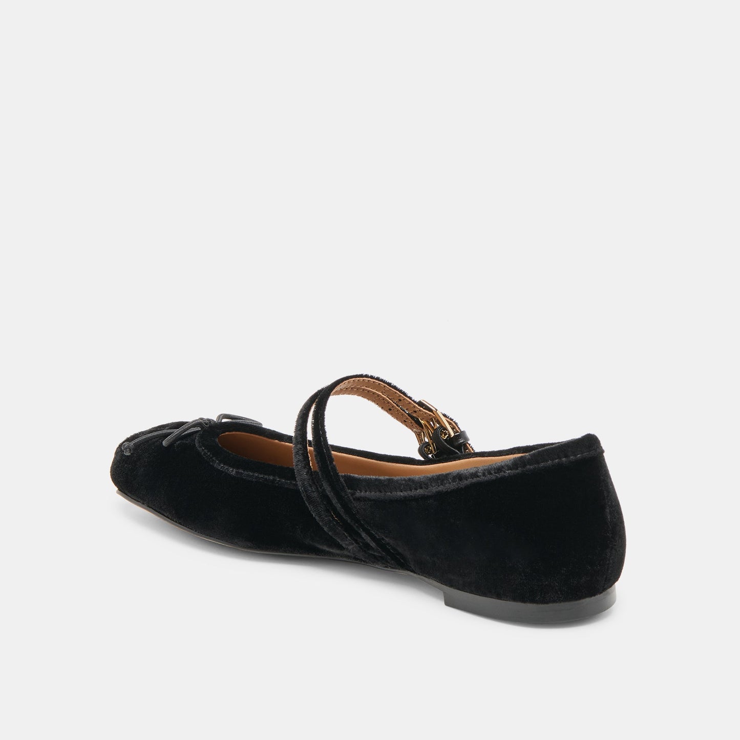 Gibsen Nero Velvet Ballet Flats - Dolce Vita