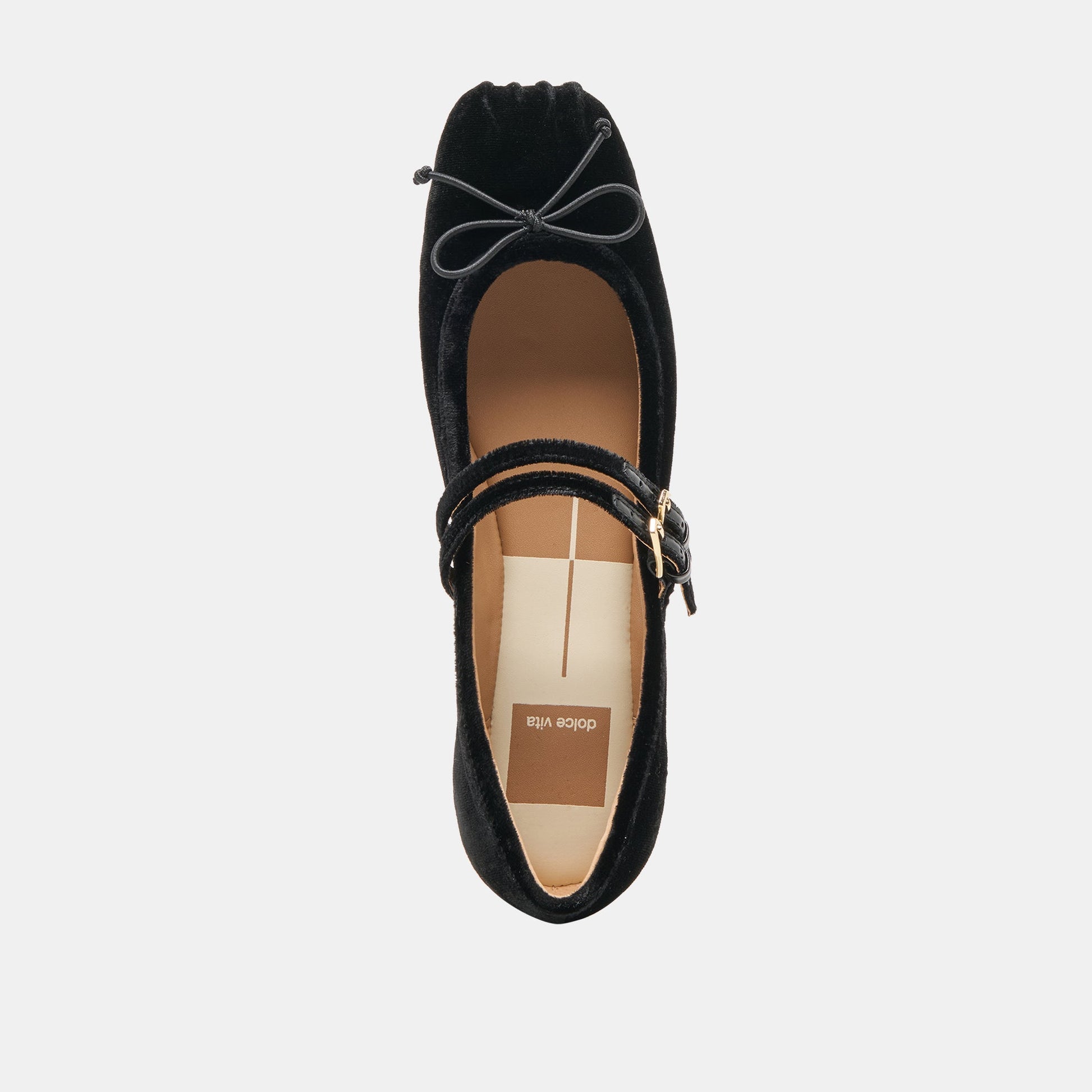 Gibsen Nero Velvet Ballet Flats - Dolce Vita