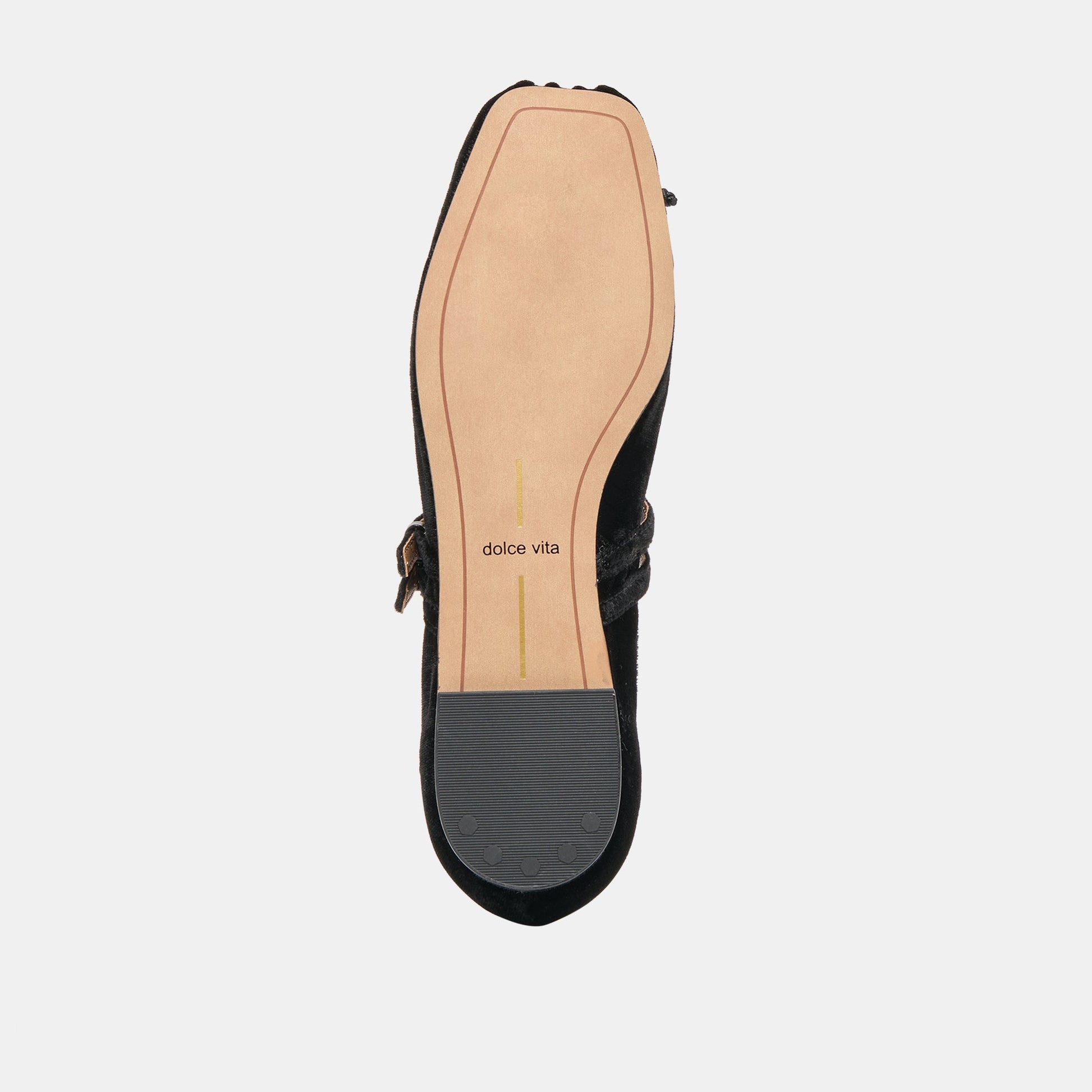 Gibsen Nero Velvet Ballet Flats - Dolce Vita