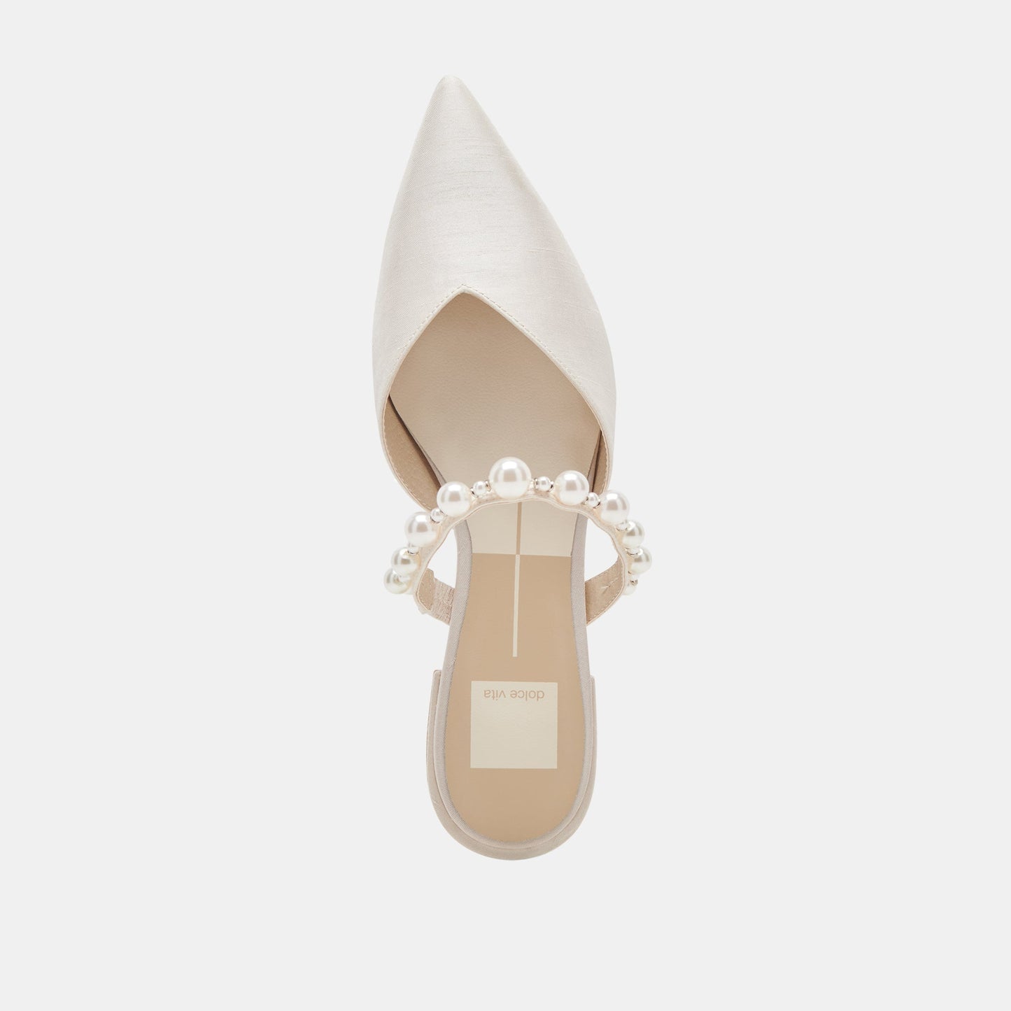 KANIKA PEARL FLATS VANILLA PEARLS - Dolce Vita