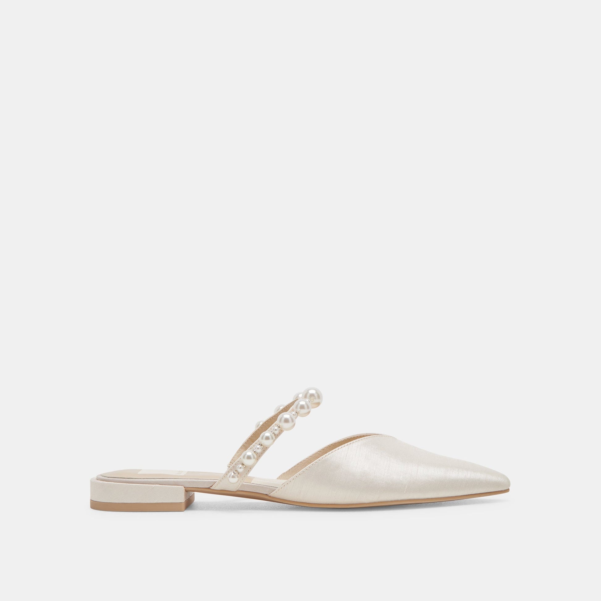 KANIKA PEARL FLATS VANILLA PEARLS - Dolce Vita