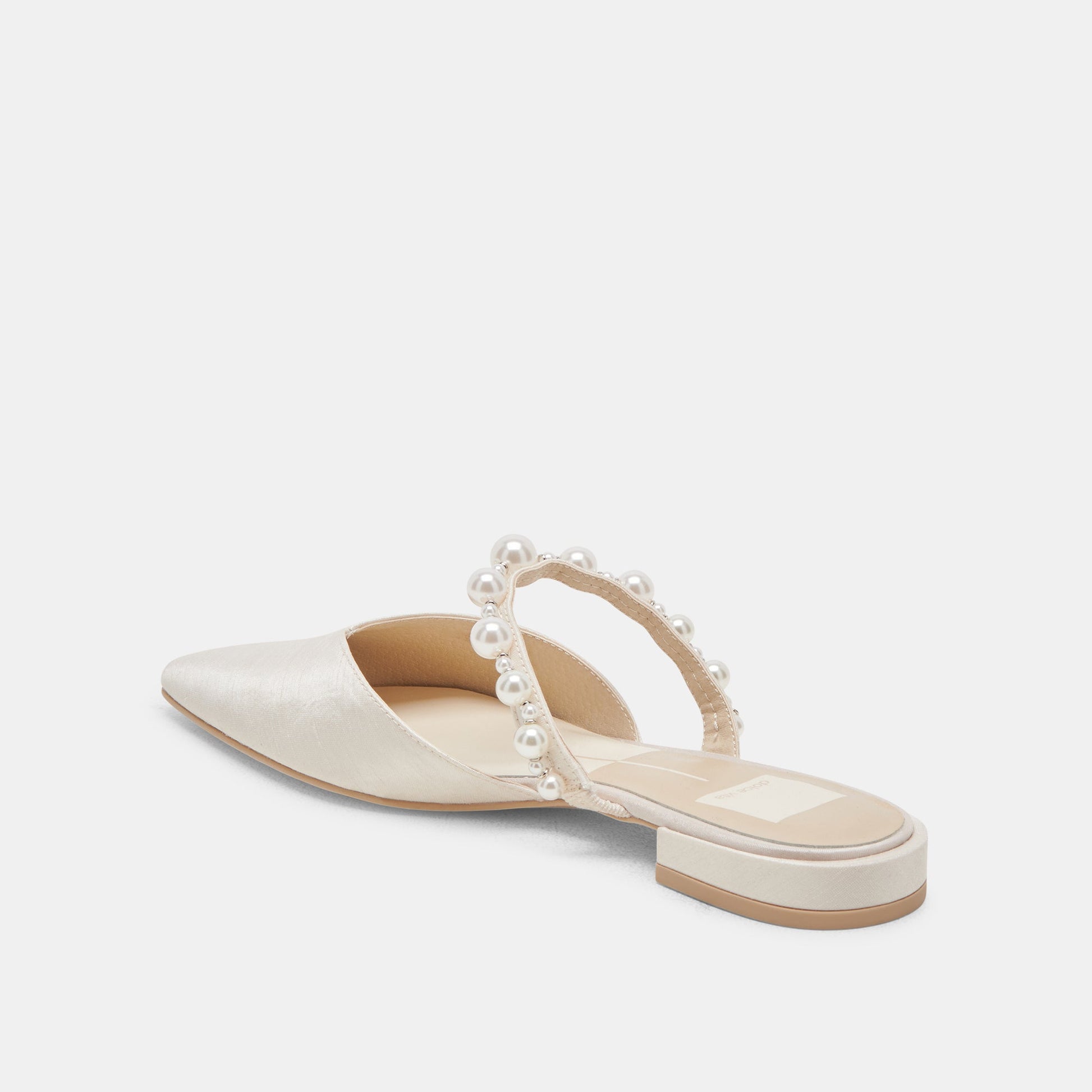 KANIKA PEARL FLATS VANILLA PEARLS - Dolce Vita