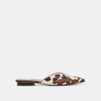 Elm Cocoa Taurus Calf Hair Flats - Dolce Vita