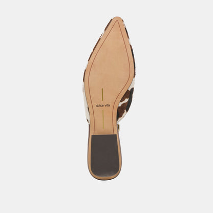 Elm Cocoa Taurus Calf Hair Flats - Dolce Vita