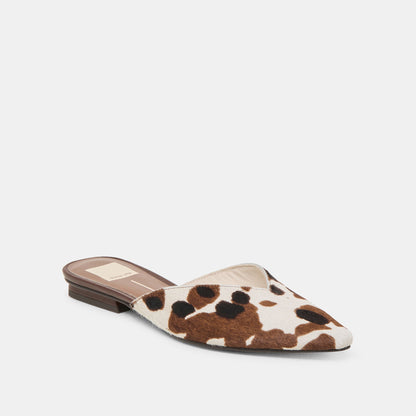 Elm Cocoa Taurus Calf Hair Flats - Dolce Vita