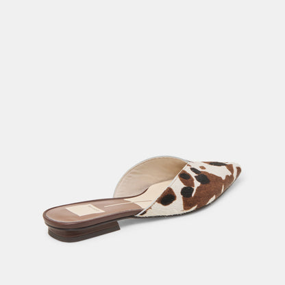 Elm Cocoa Taurus Calf Hair Flats - Dolce Vita