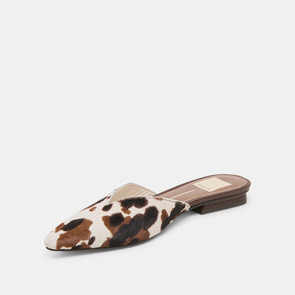 Elm Cocoa Taurus Calf Hair Flats - Dolce Vita