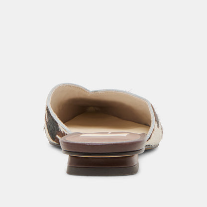 Elm Cocoa Taurus Calf Hair Flats - Dolce Vita