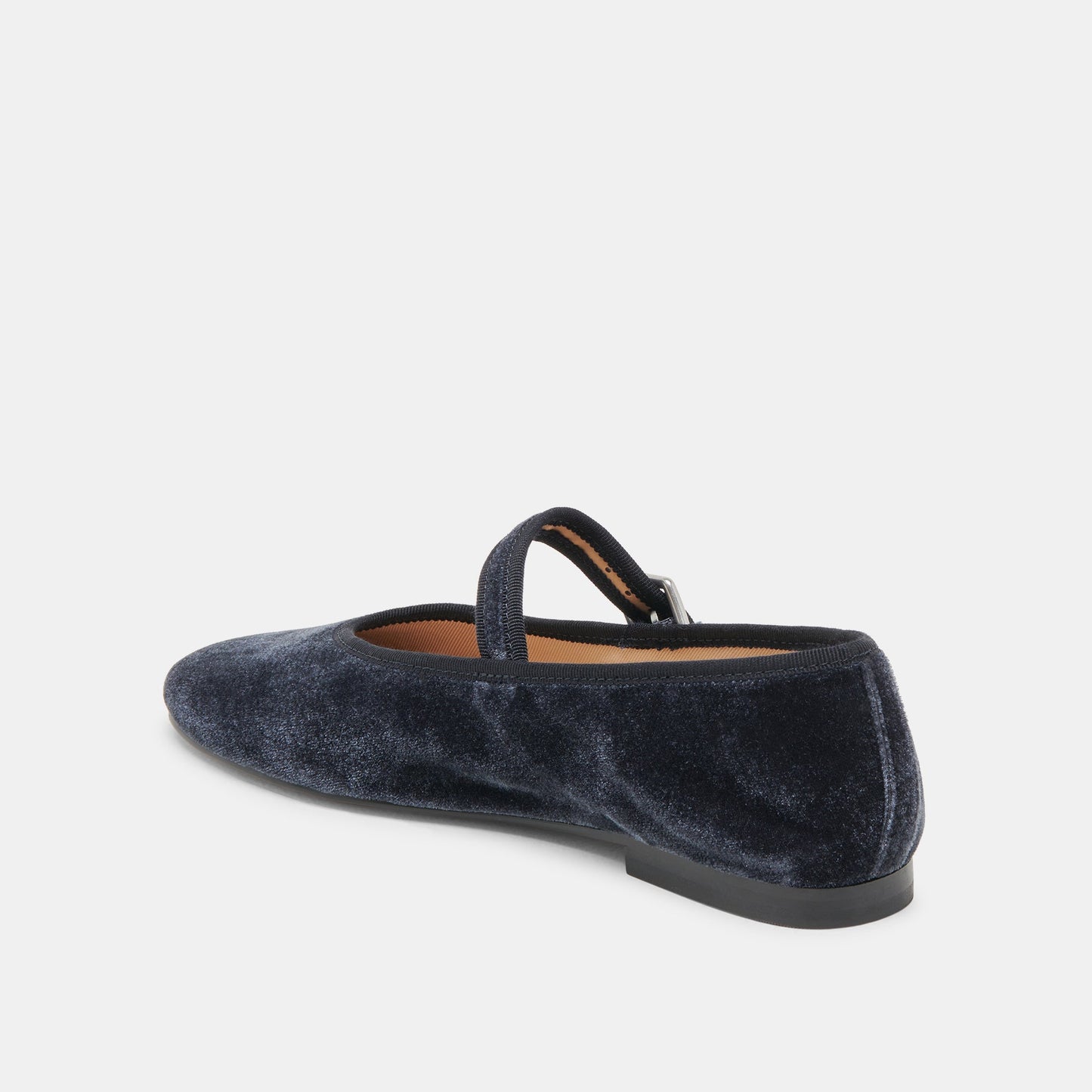 ROSLYN BALLET FLATS DUSTY BLUE VELVET - Dolce Vita