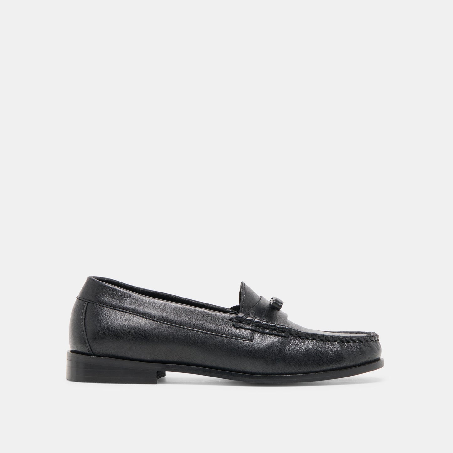 Barney Black Leather Loafers - Dolce Vita