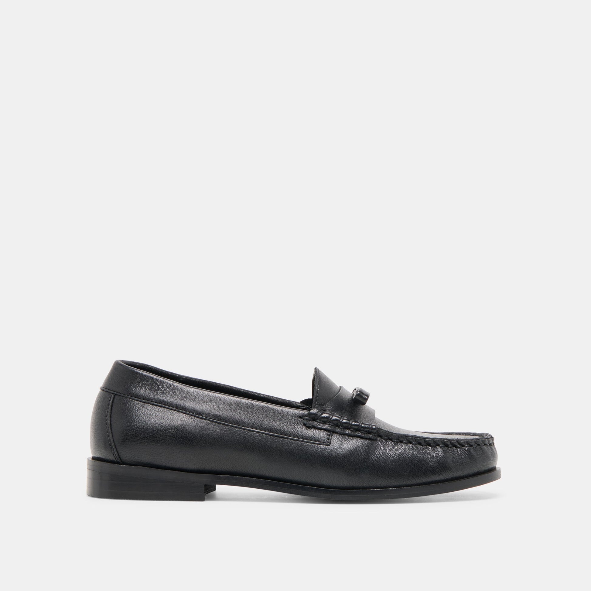 Barney Black Leather Loafers - Dolce Vita