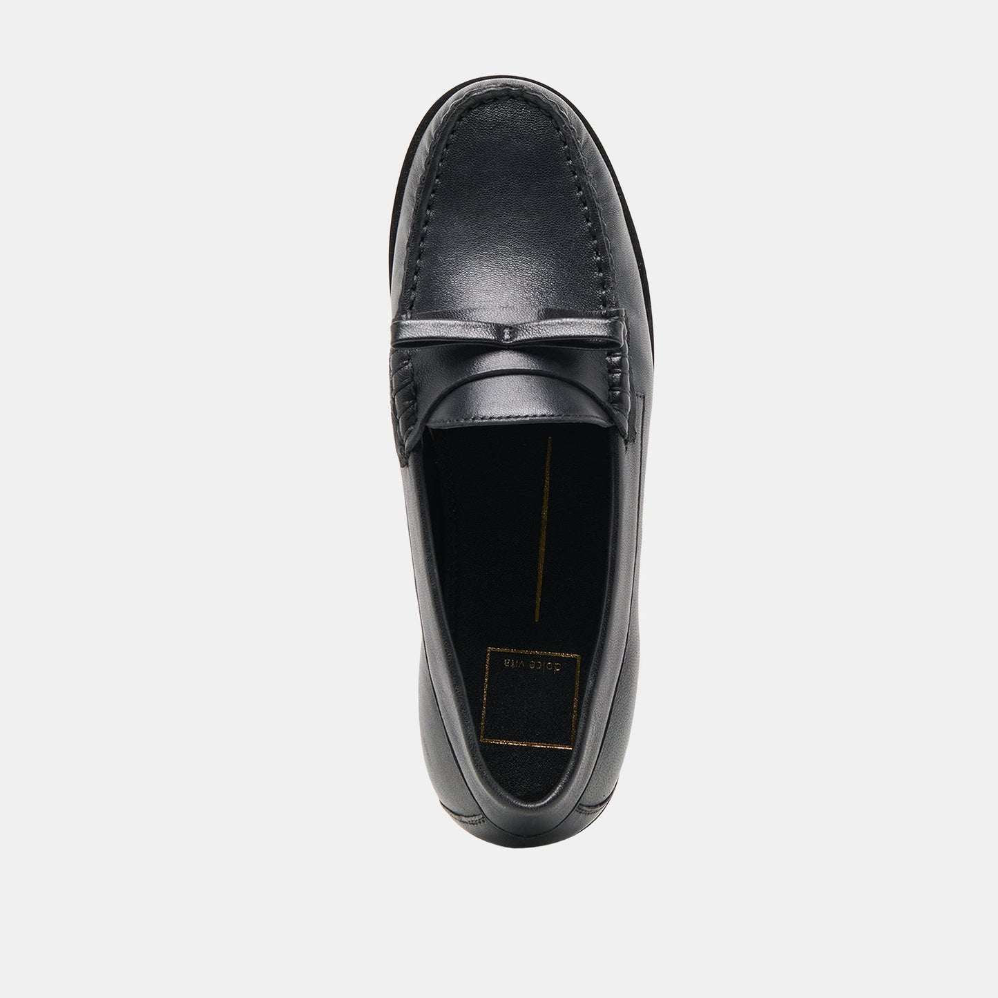 Barney Black Leather Loafers - Dolce Vita