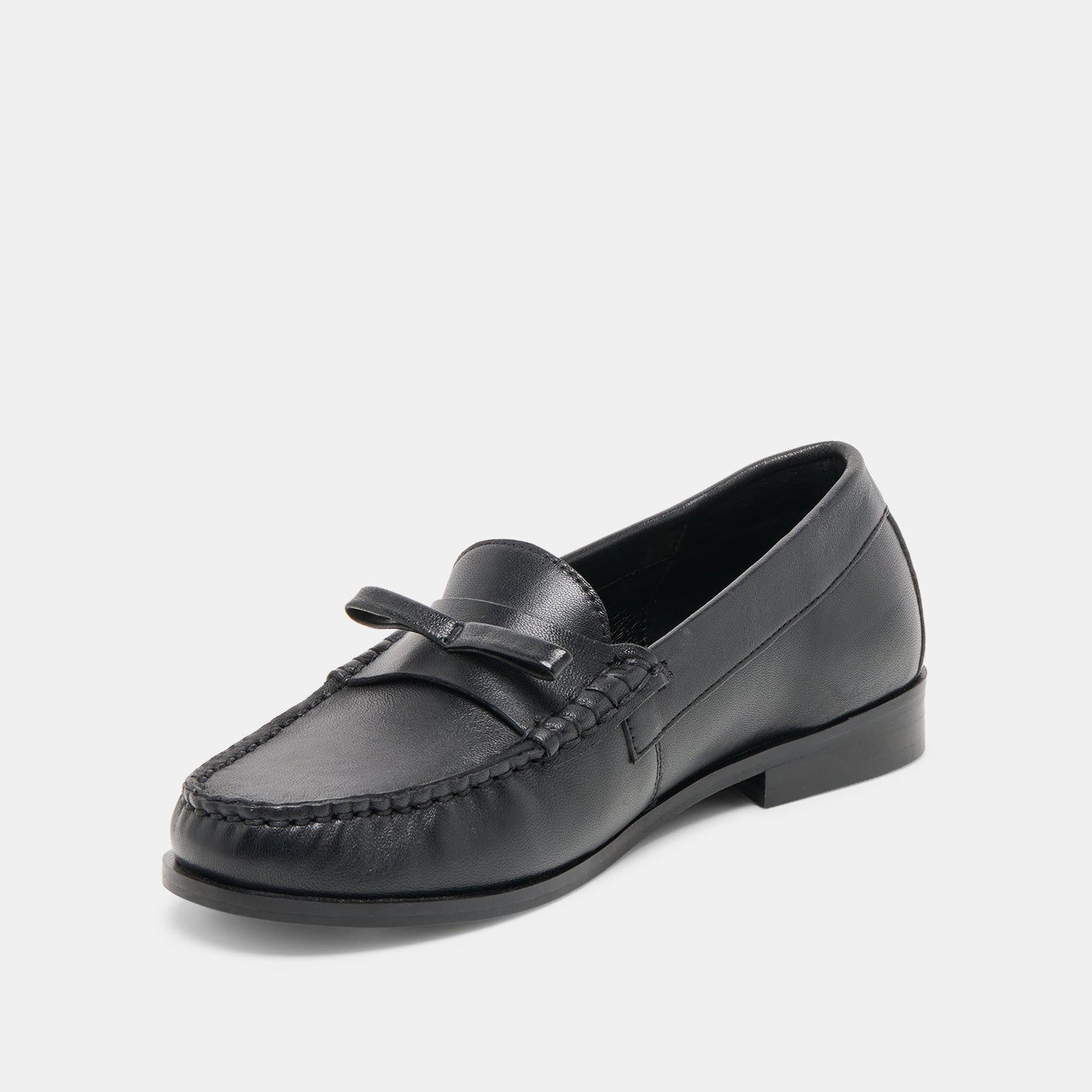 Barney Black Leather Loafers - Dolce Vita