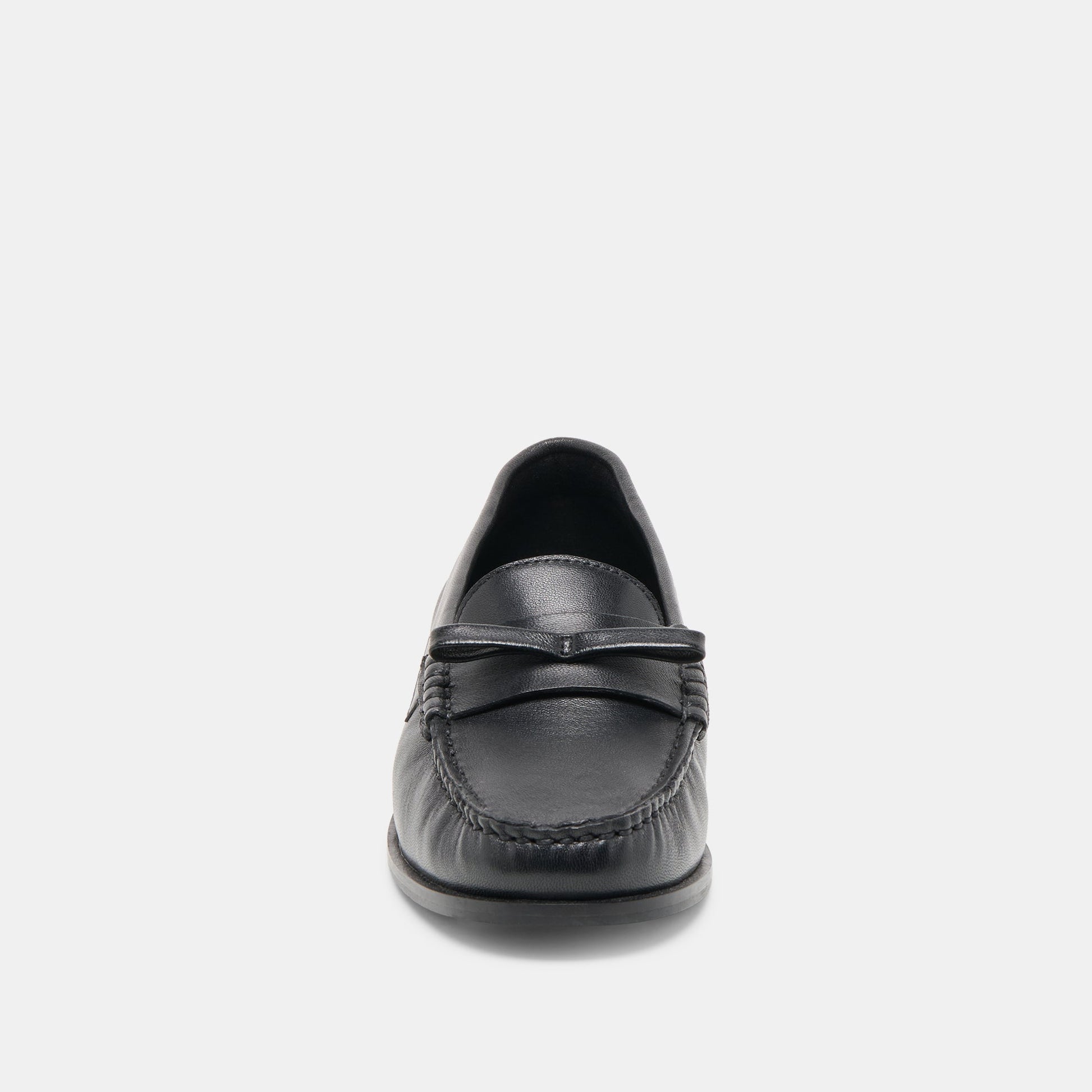 Barney Black Leather Loafers - Dolce Vita