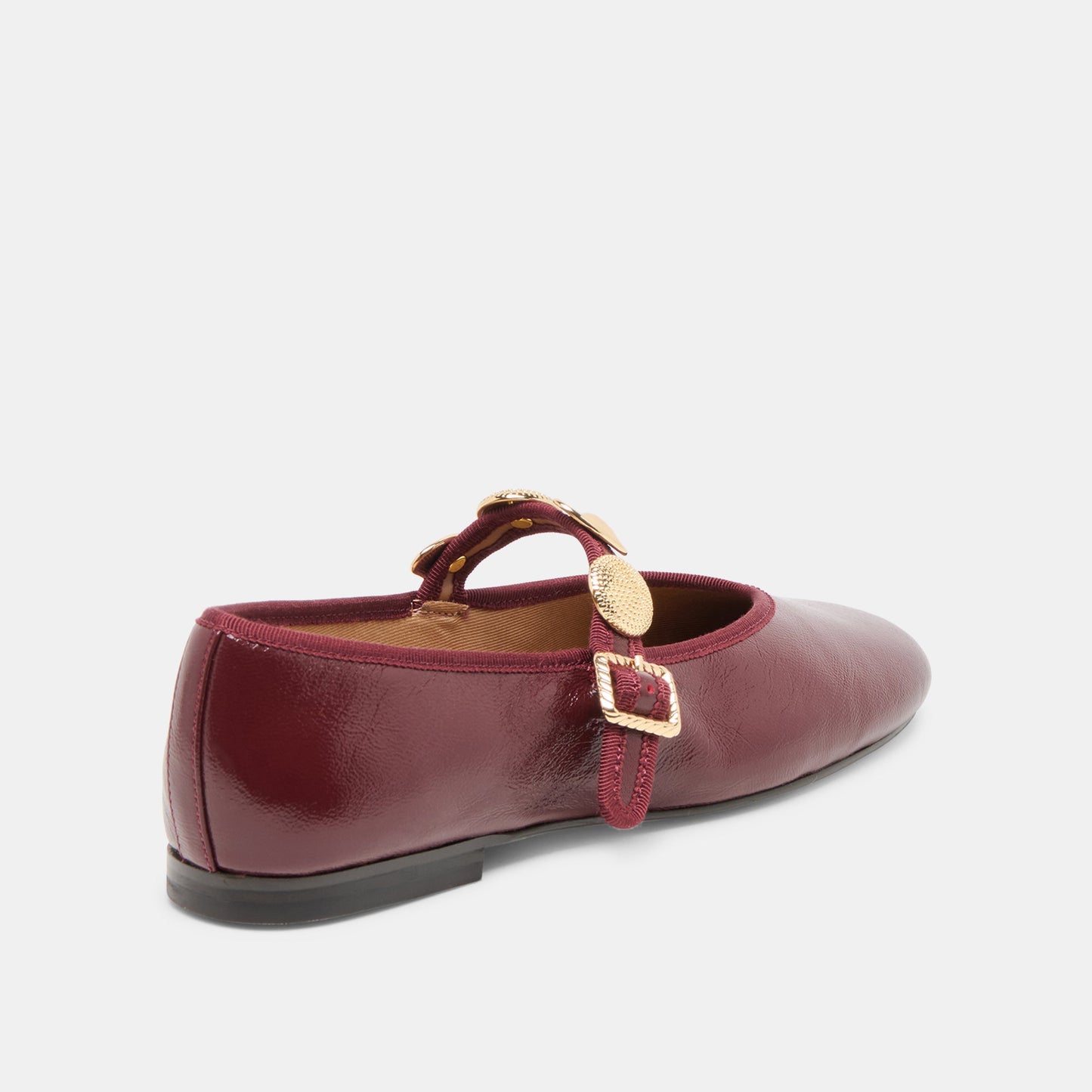 Relan Oxblood Leather Ballet Flats - Dolce Vita