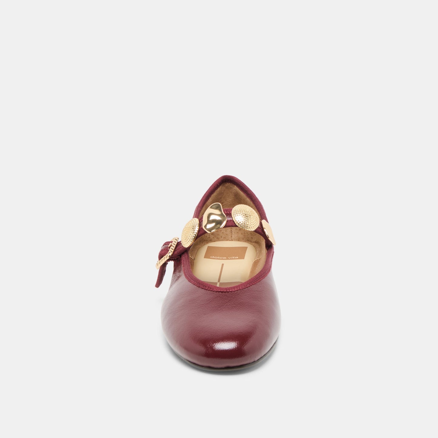 Relan Oxblood Leather Ballet Flats - Dolce Vita