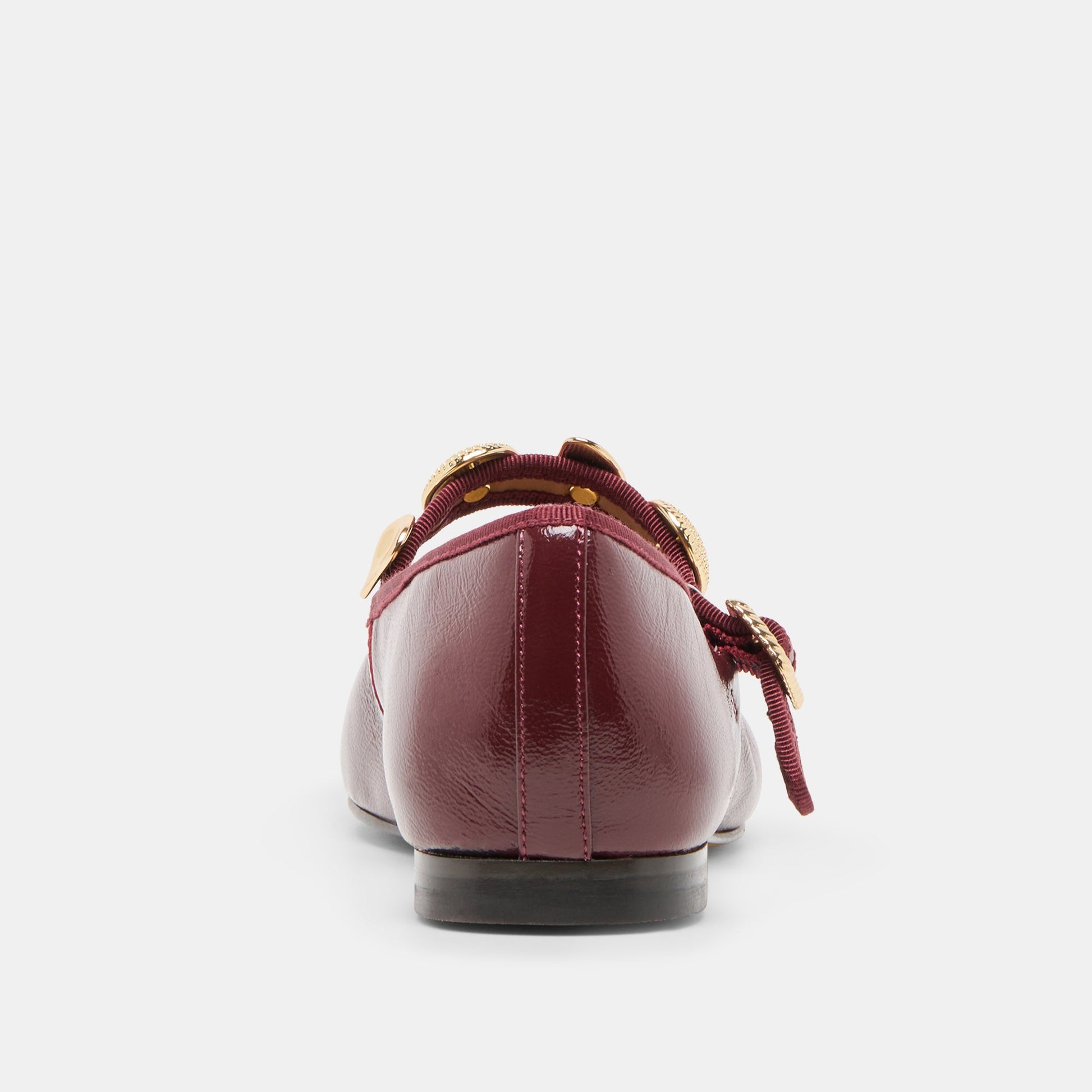Relan Oxblood Leather Ballet Flats - Dolce Vita