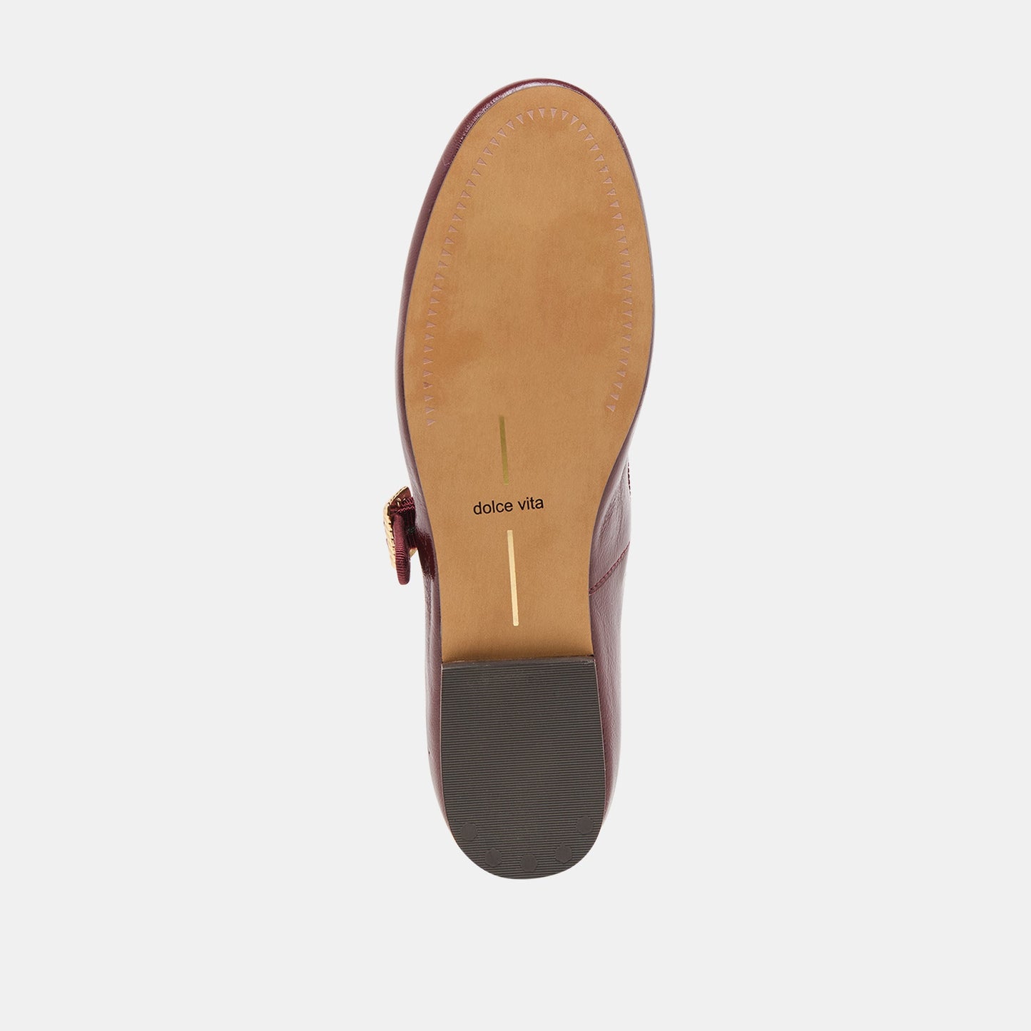 Relan Oxblood Leather Ballet Flats - Dolce Vita