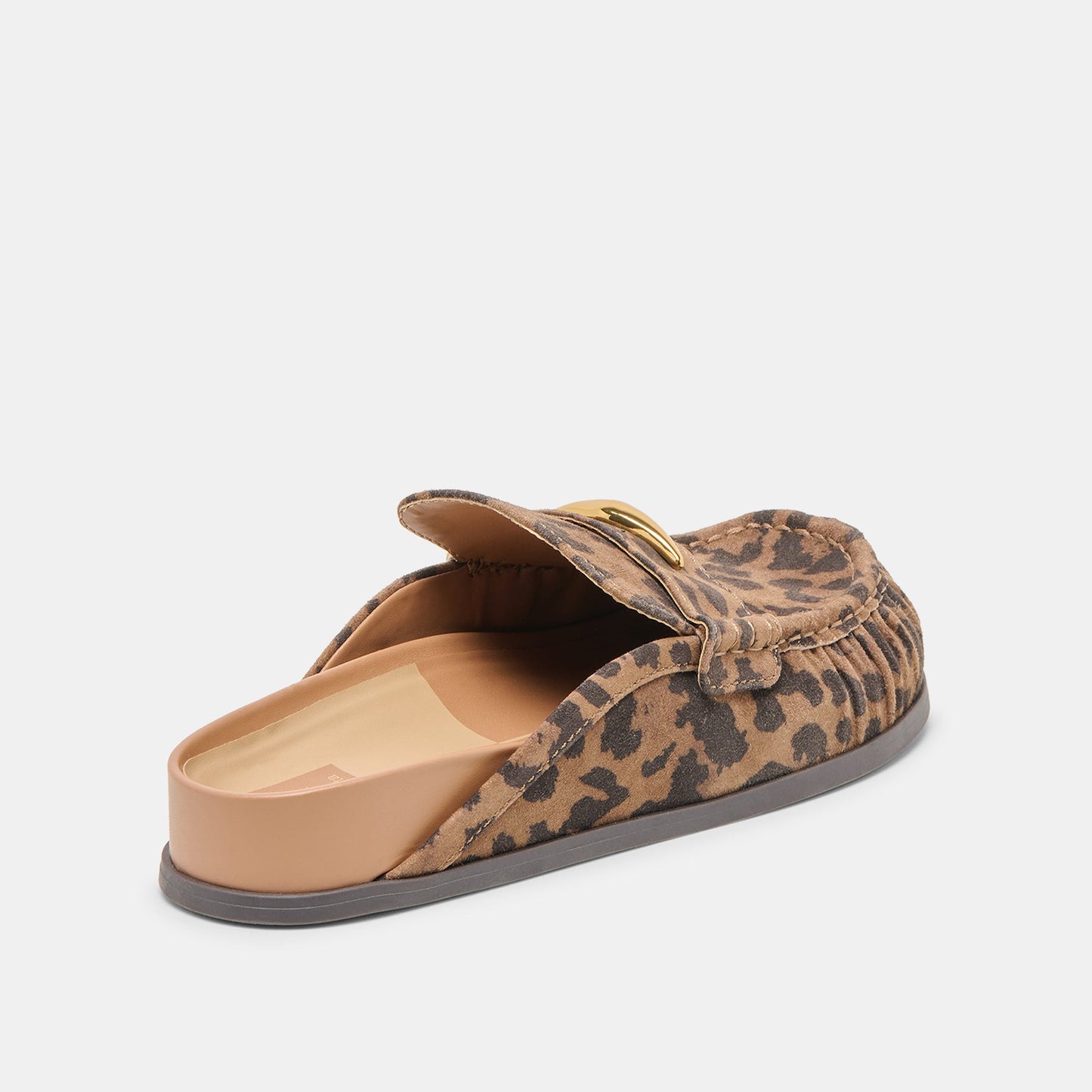 Jodero Brown Leopard Printed Suede Flats - Dolce Vita