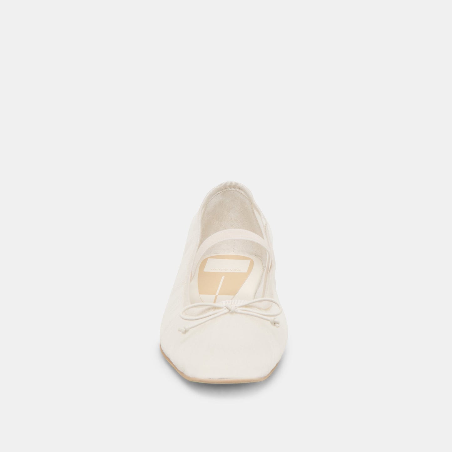 Raeven White Tulle Ballet Flats - Dolce Vita