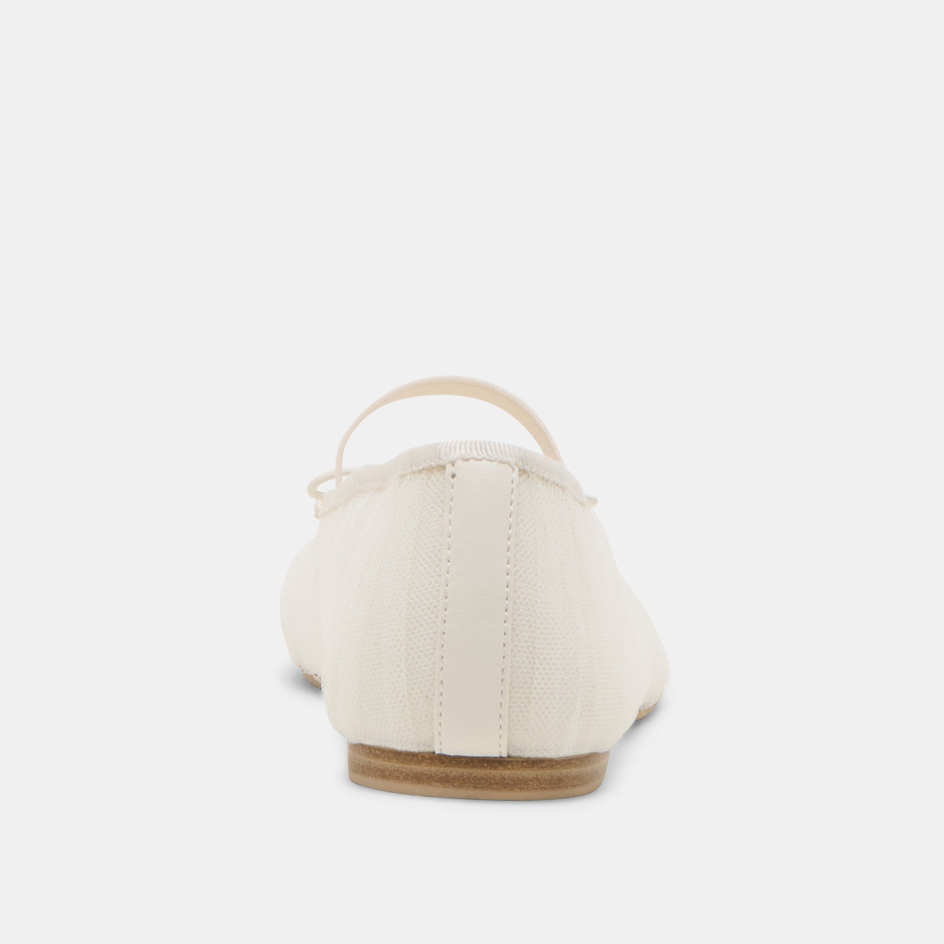 Raeven White Tulle Ballet Flats - Dolce Vita
