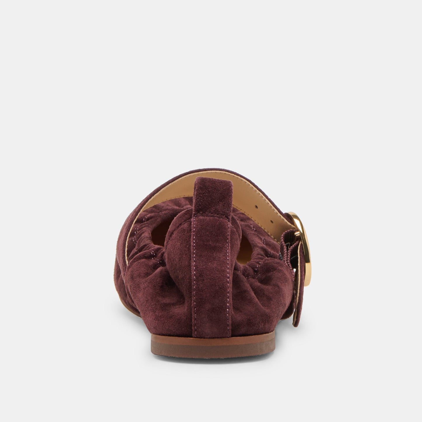 CAELY BALLET FLATS MULBERRY SUEDE - Dolce Vita
