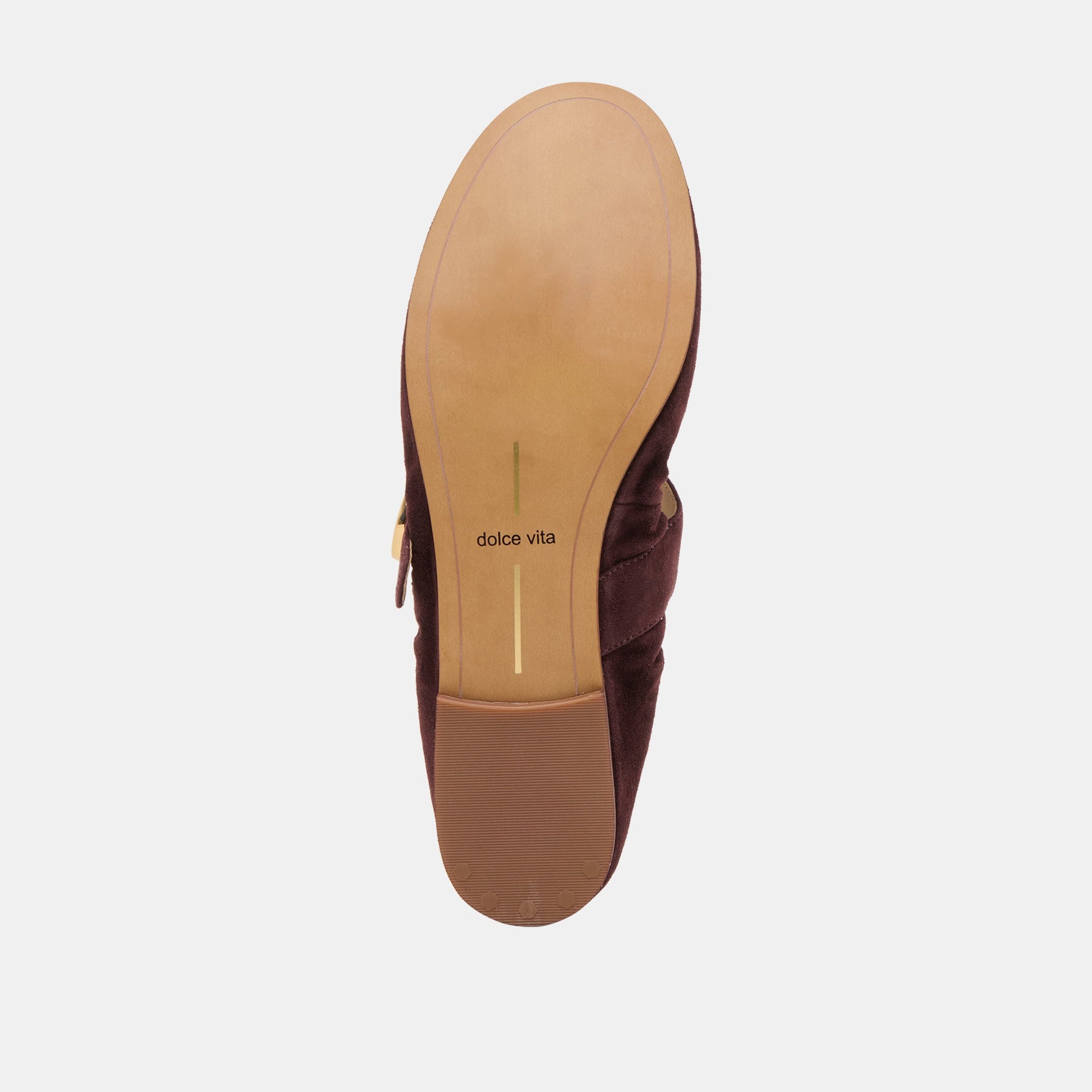 CAELY BALLET FLATS MULBERRY SUEDE - Dolce Vita