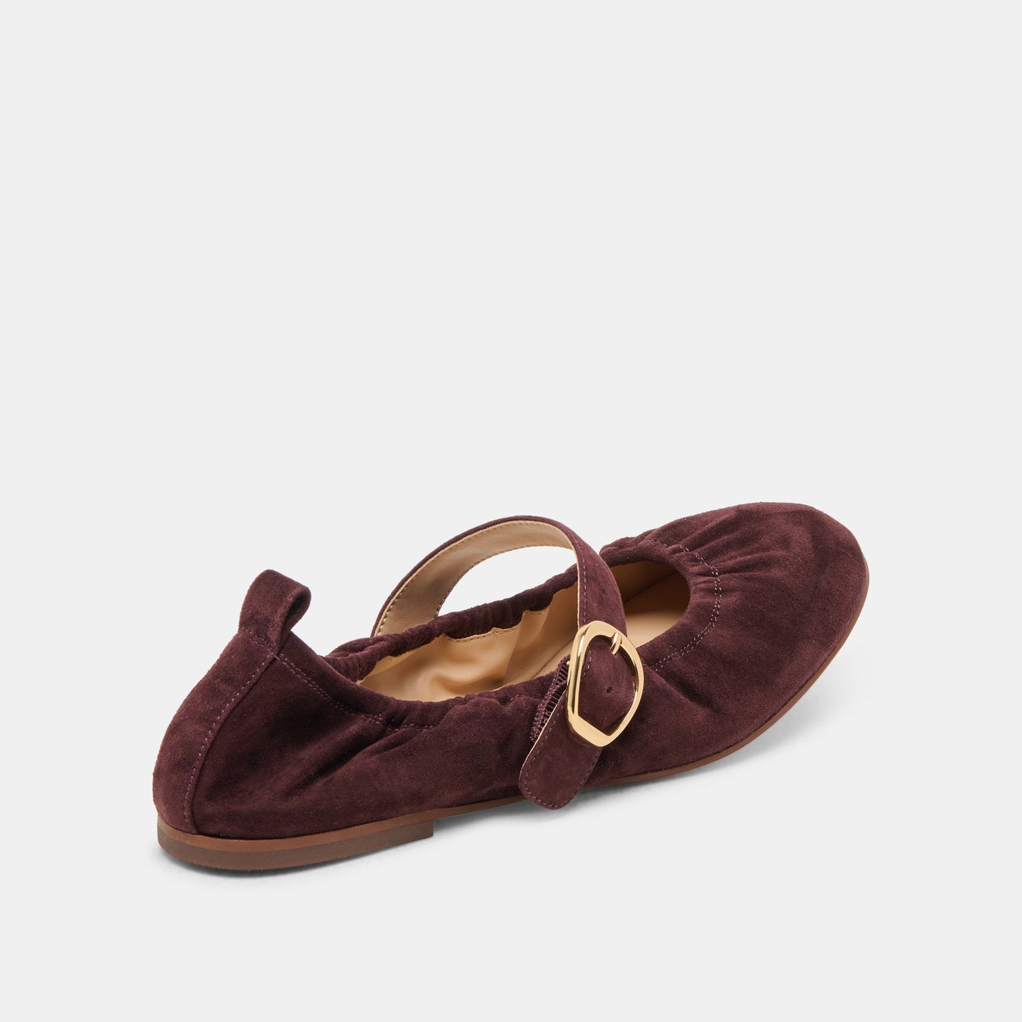 CAELY BALLET FLATS MULBERRY SUEDE - Dolce Vita