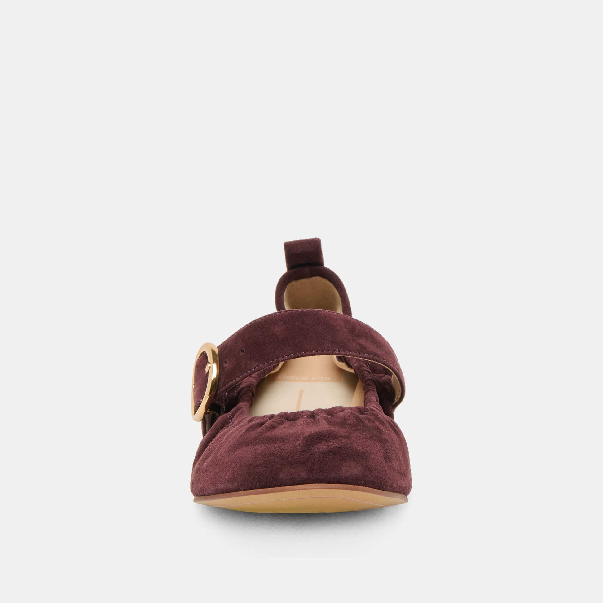 CAELY BALLET FLATS MULBERRY SUEDE - Dolce Vita